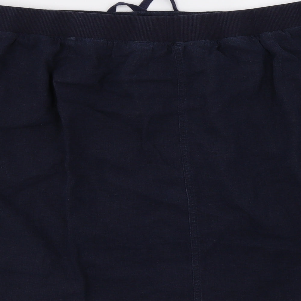 Peacocs Womens Blue   Mini Skirt Size 20