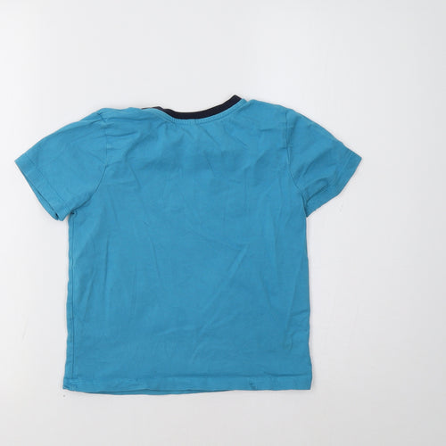 George Boys Blue   Basic T-Shirt Size 7-8 Years  - Break The Rules