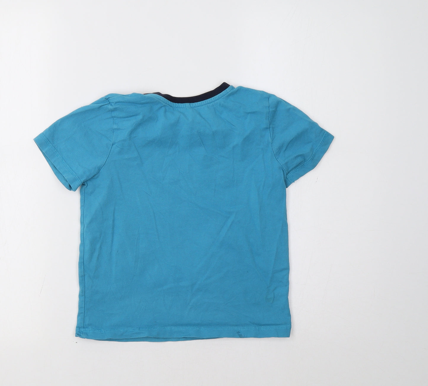 George Boys Blue   Basic T-Shirt Size 7-8 Years  - Break The Rules