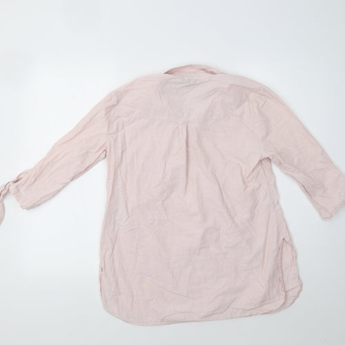 New Look Womens Pink   Tunic Blouse Size 10