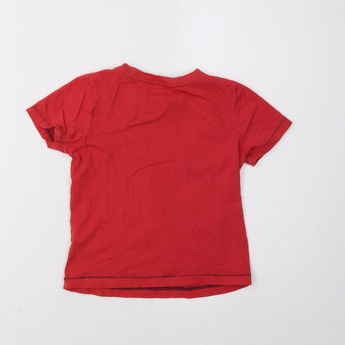 F&F Girls Red   Basic T-Shirt Size 3-4 Years
