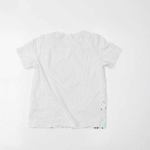 H&M Girls White   Basic Polo Size 8-9 Years