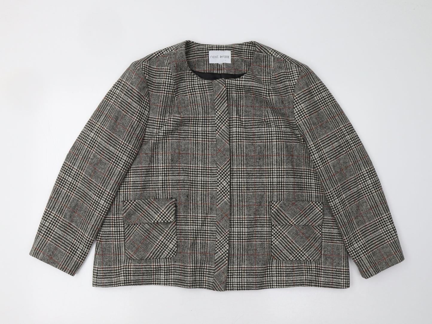 NEXT Womens Grey Check  Jacket Blazer Size L