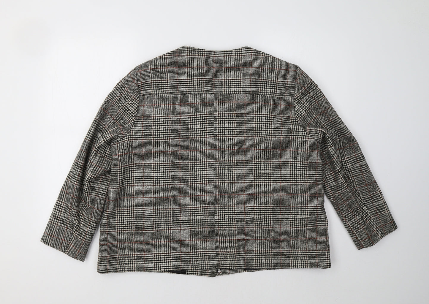 NEXT Womens Grey Check  Jacket Blazer Size L