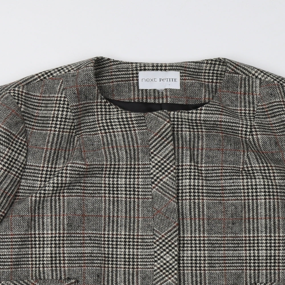 NEXT Womens Grey Check  Jacket Blazer Size L