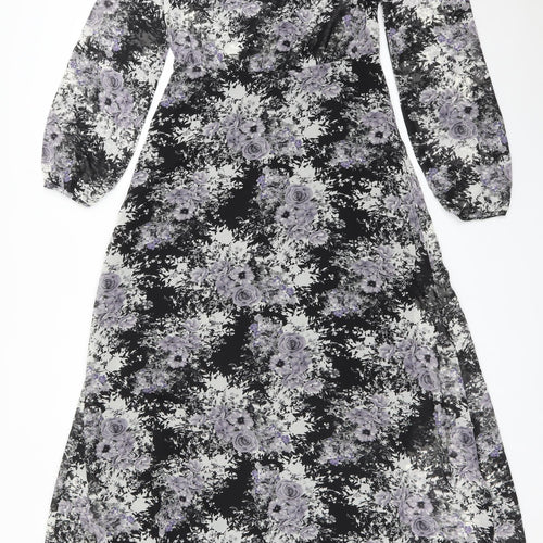 FOREVER 21 Womens Multicoloured Floral  Fit & Flare  Size S