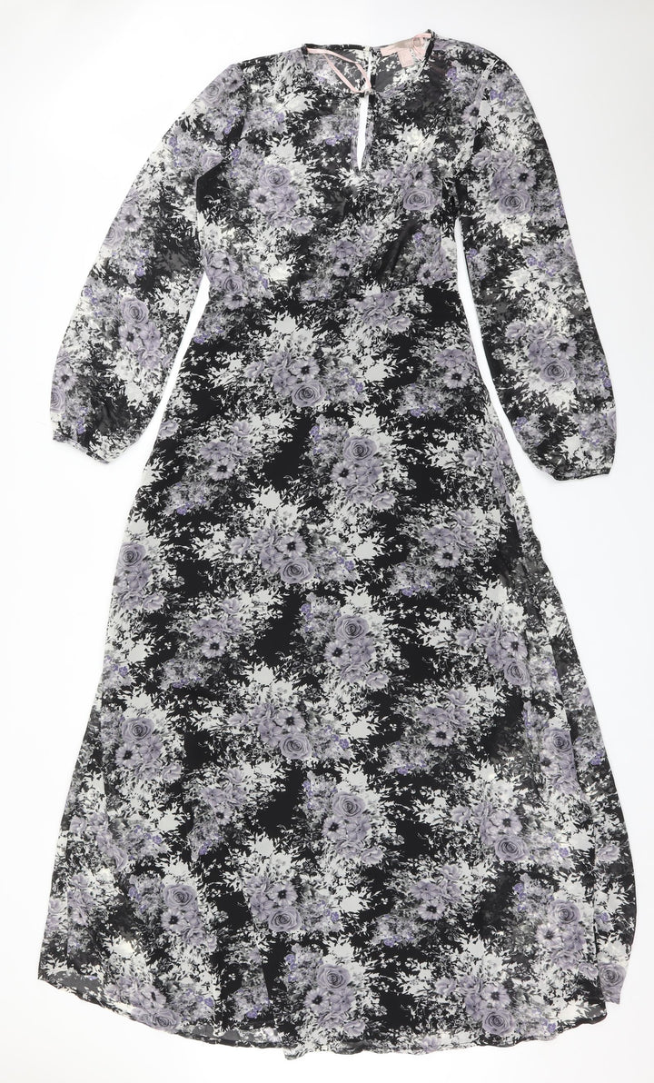 FOREVER 21 Womens Multicoloured Floral  Fit & Flare  Size S