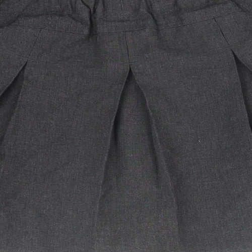 TU Girls Grey   Pleated Skirt Size 6 Years