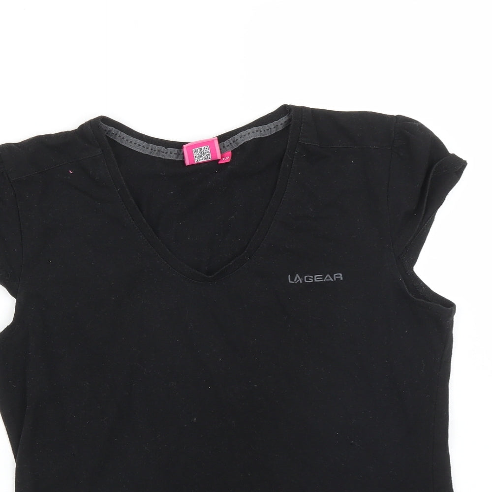 LAGEAR Womens Black   Basic T-Shirt Size 12