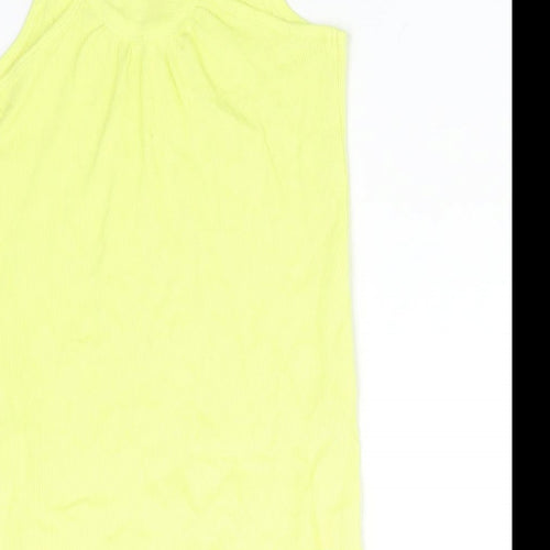 GIRLS COLLECTION Girls Yellow   Basic Tank Size 6-7 Years