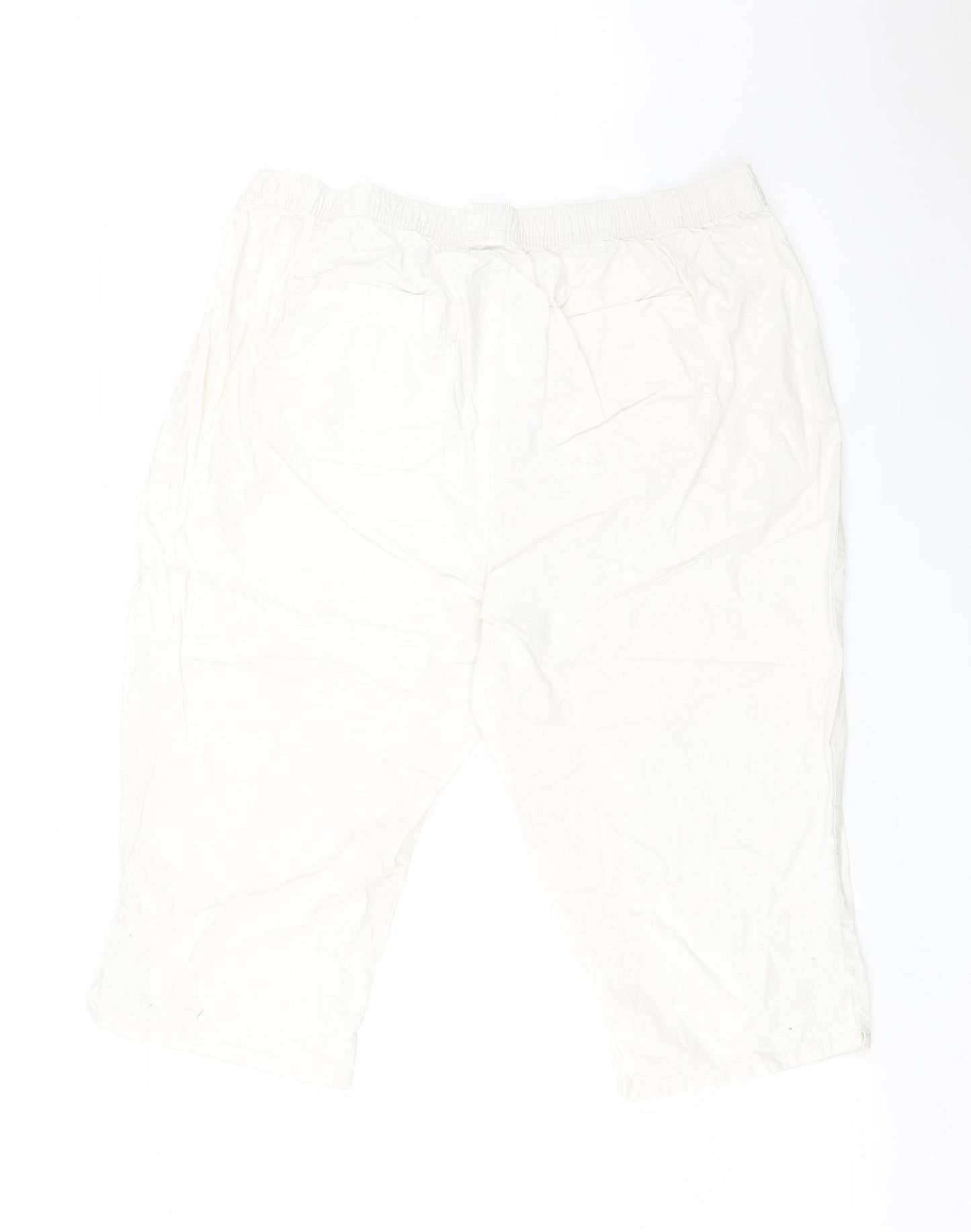 M&S Womens White    Shorts Size 18
