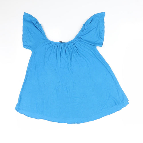 Primark Womens Blue   Basic T-Shirt Size 6