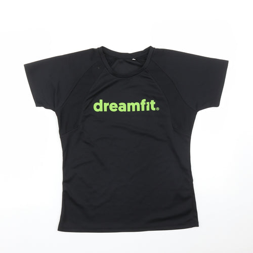 NATH Womens Black   Basic T-Shirt Size L  - DREAMFIT