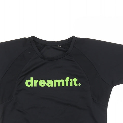 NATH Womens Black   Basic T-Shirt Size L  - DREAMFIT