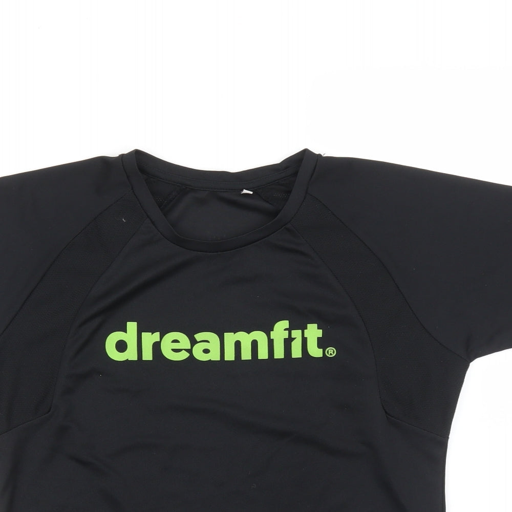 NATH Womens Black   Basic T-Shirt Size L  - DREAMFIT