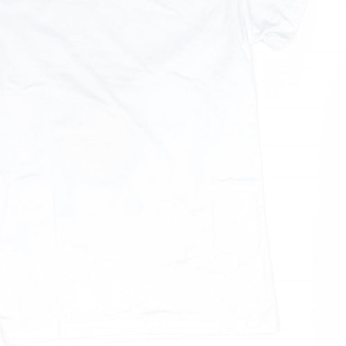 Preworn Womens White   Basic T-Shirt Size S  - AVACARDO