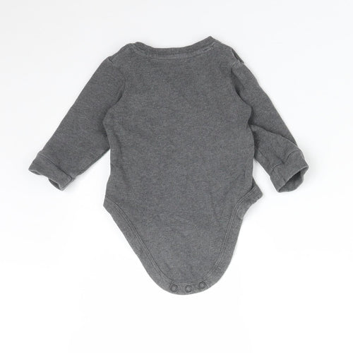 George Baby Grey   Babygrow One-Piece Size 6-9 Months
