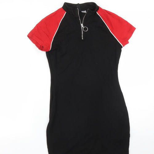 H&M Womens Multicoloured Colourblock  Bodycon  Size 10