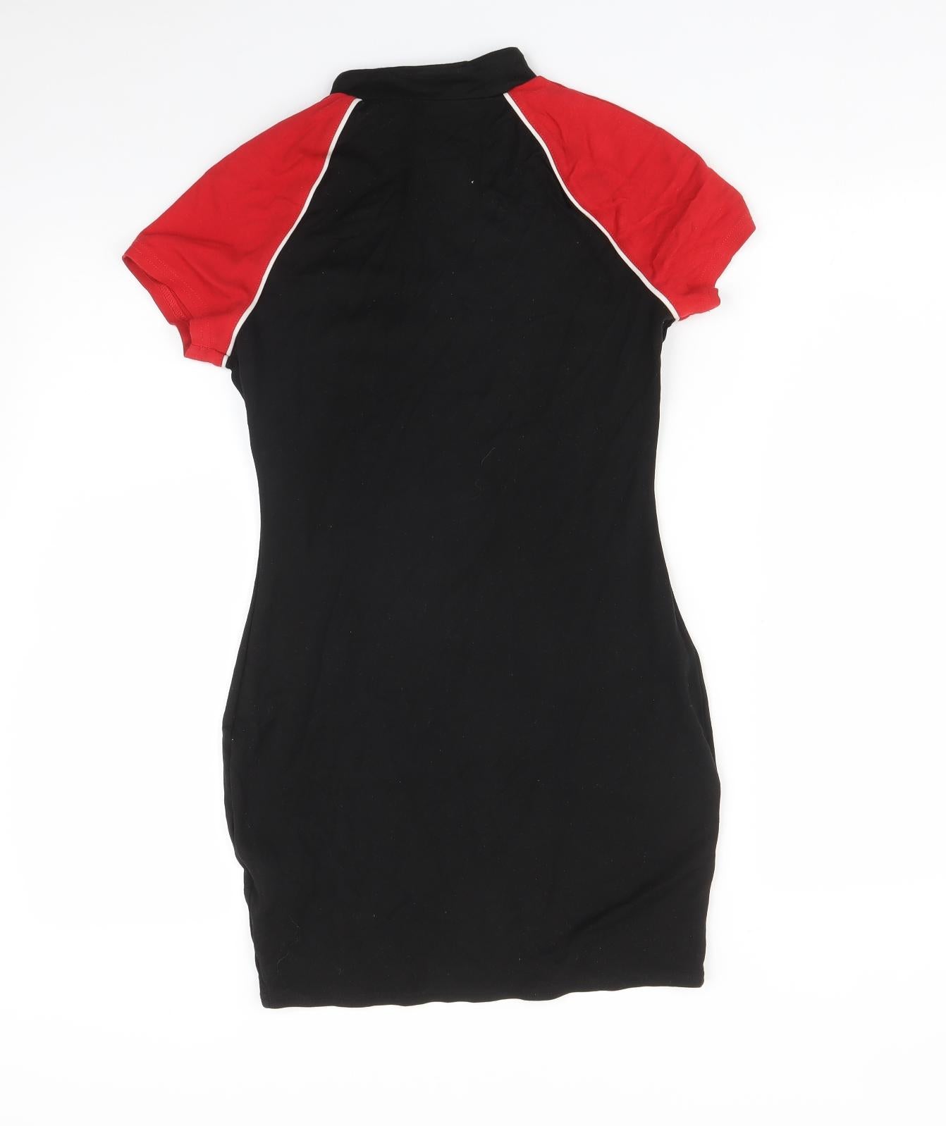 H&M Womens Multicoloured Colourblock  Bodycon  Size 10