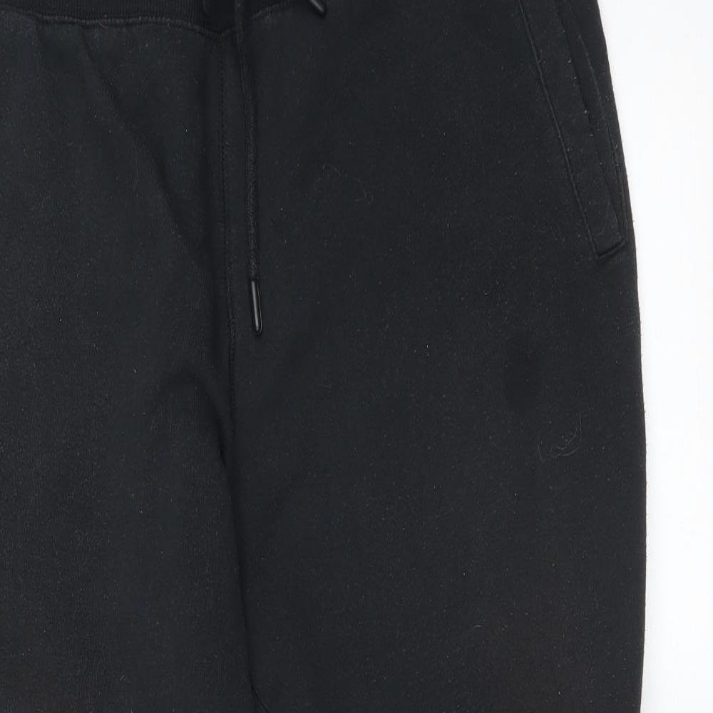 F&F Womens Black   Jogger Trousers Size L L27 in