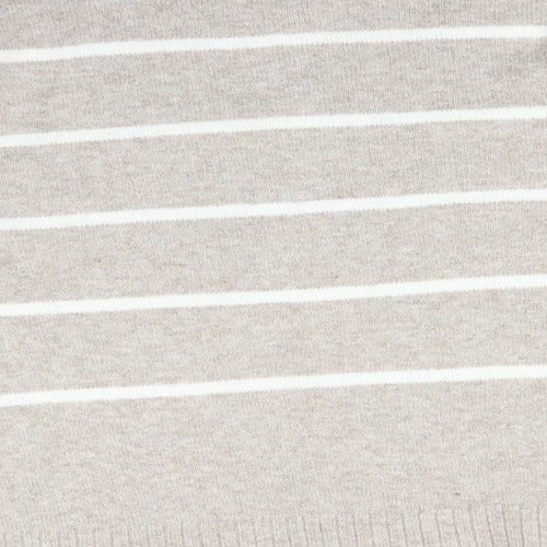 M&S Womens Beige Striped  Pullover Jumper Size L