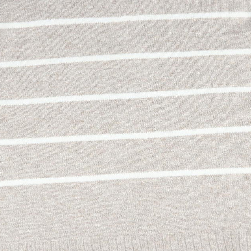 M&S Womens Beige Striped  Pullover Jumper Size L