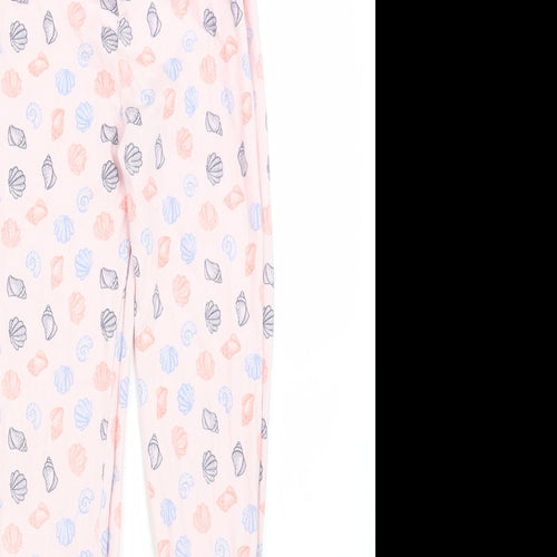TU Girls Pink Solid   Pyjama Pants Size 9-10 Years  - SEASHELLS