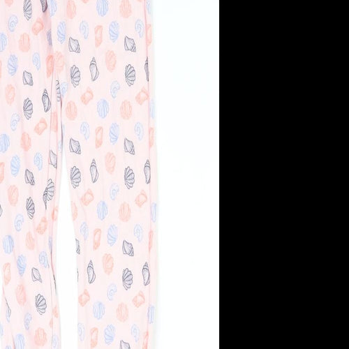 TU Girls Pink Solid   Pyjama Pants Size 9-10 Years  - SEASHELLS