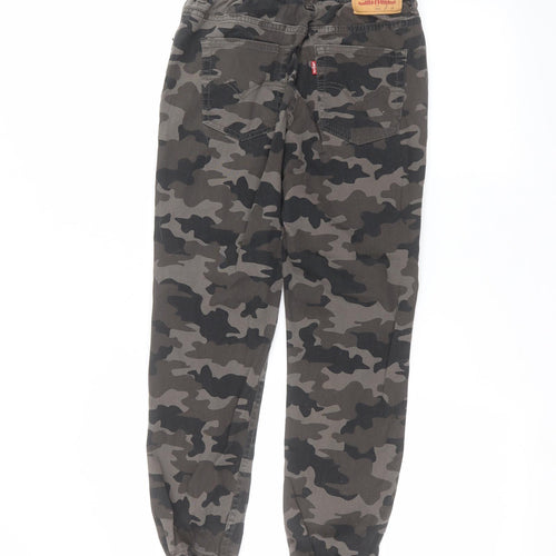 Levi's Womens Green Camouflage  Trousers  Size 27 in L29 in