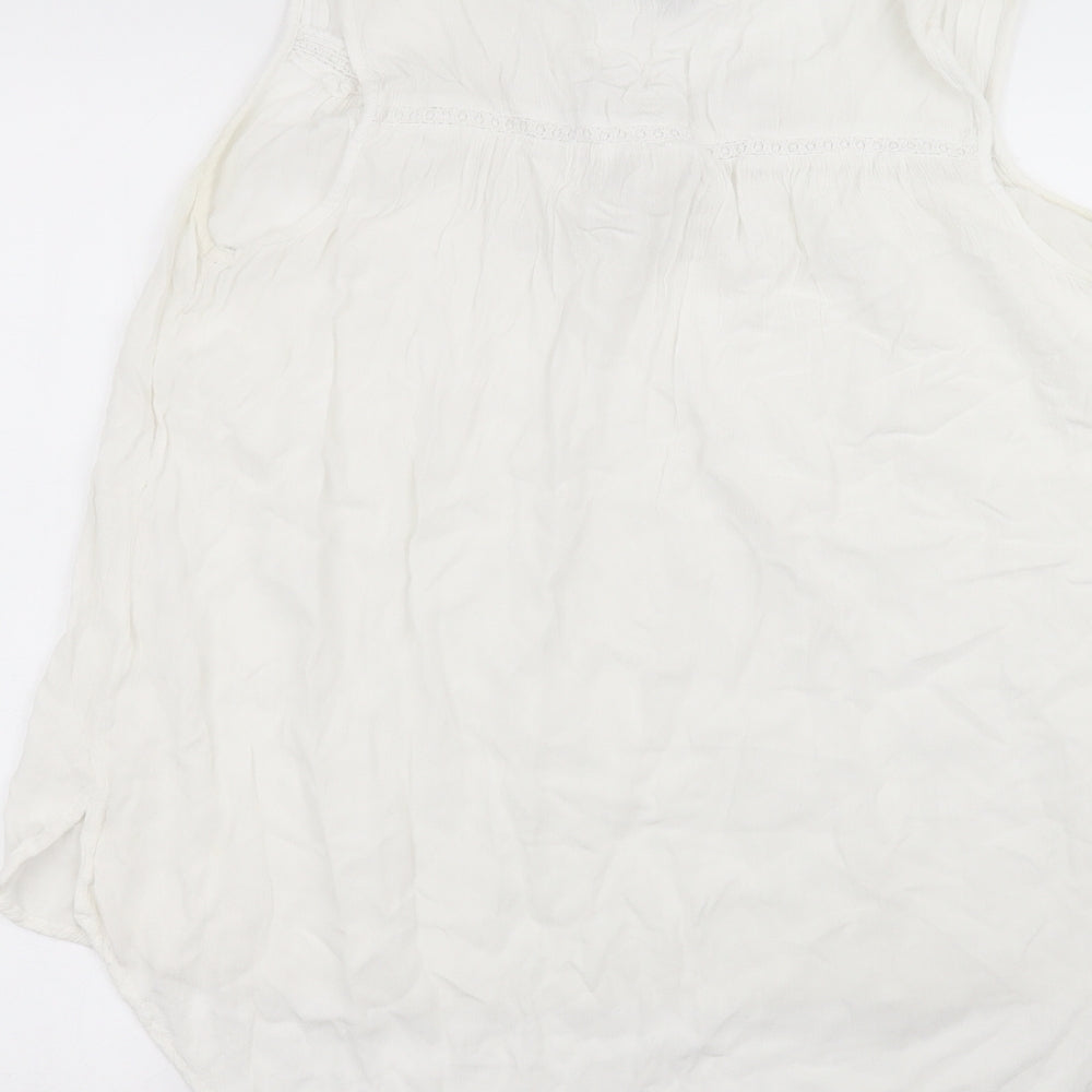 F&F Womens White   Basic T-Shirt Size 16