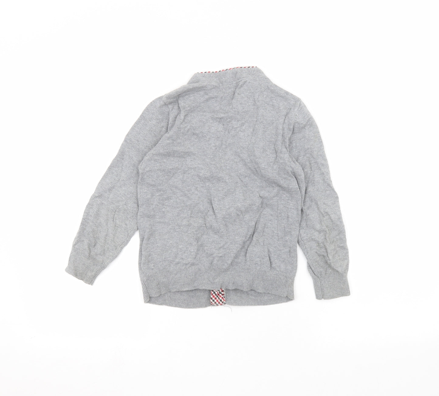Ben Sherman Boys Grey   Cardigan Jumper Size 6-7 Years