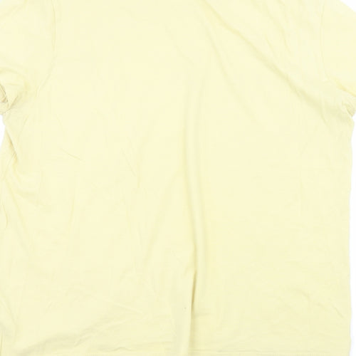 H&M Womens Yellow   Basic T-Shirt Size L