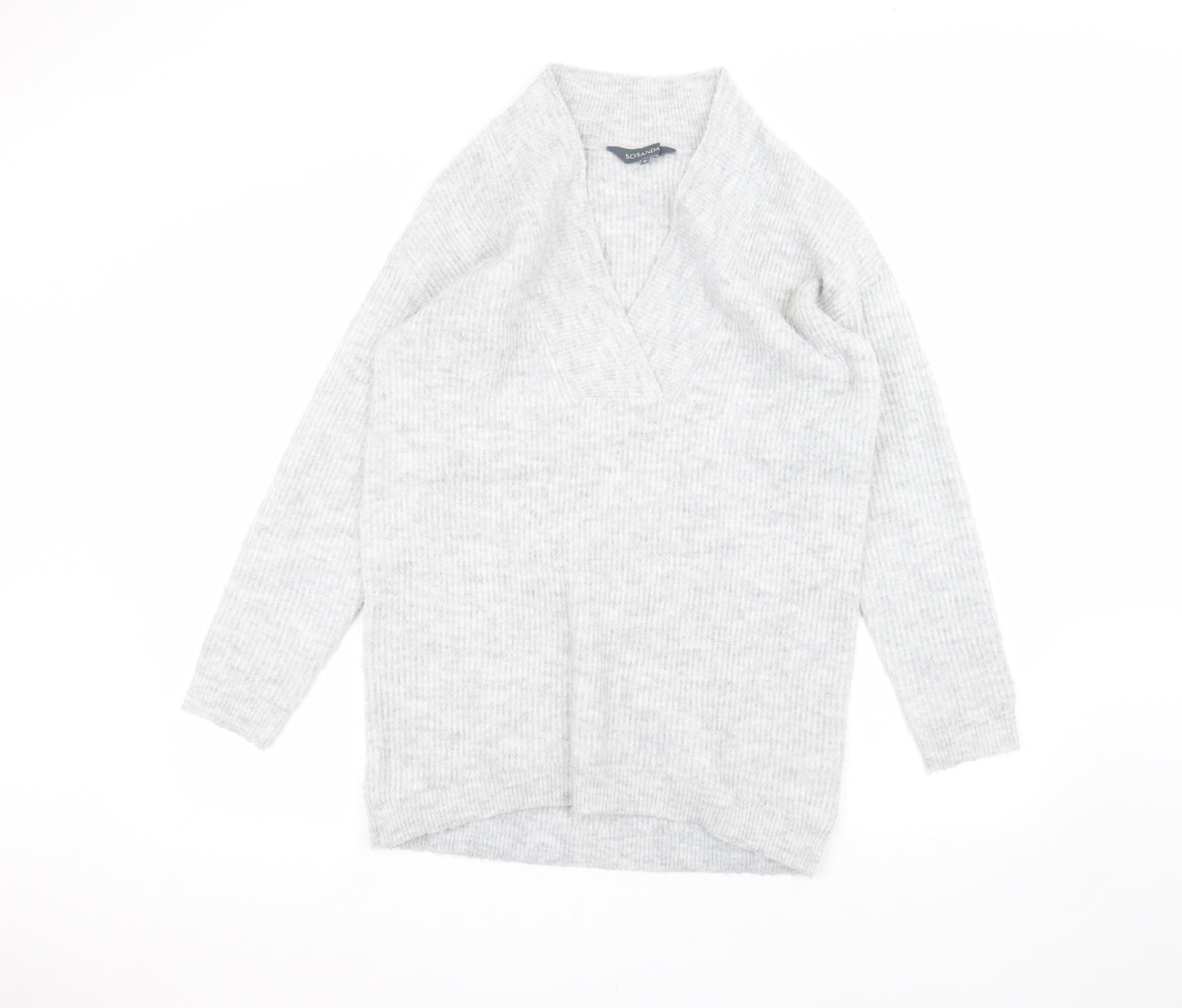 sosanda Womens Grey   Pullover Jumper Size 8