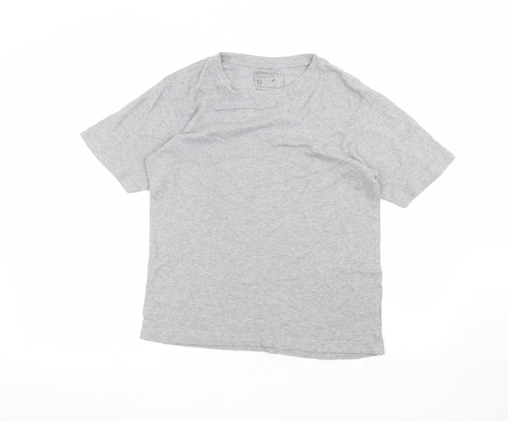 UrbanSpirit Womens Grey Basic T-Shirt Size XL