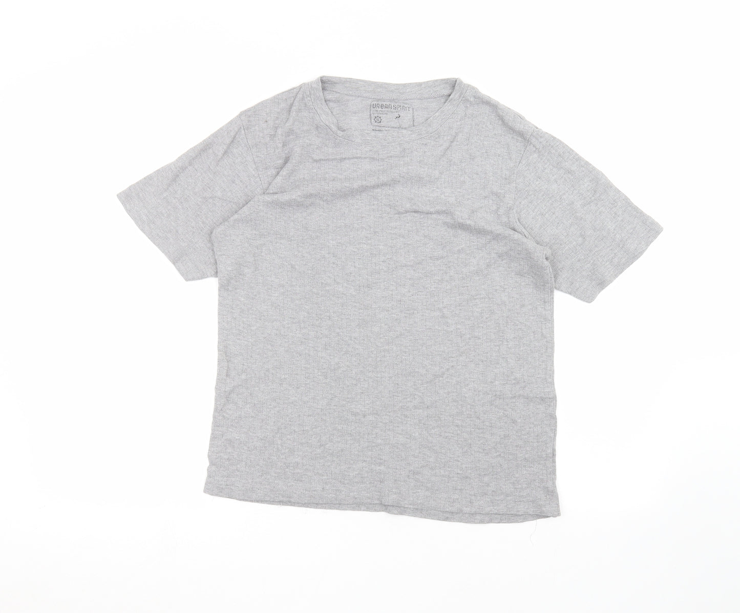 UrbanSpirit Womens Grey   Basic T-Shirt Size XL