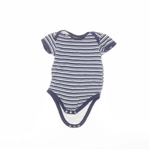 Matalan Baby Blue Striped  Babygrow One-Piece Size 12-18 Months