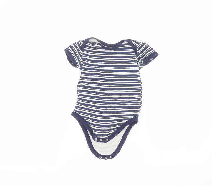 Matalan Baby Blue Striped Babygrow One-Piece Size 12-18 Months