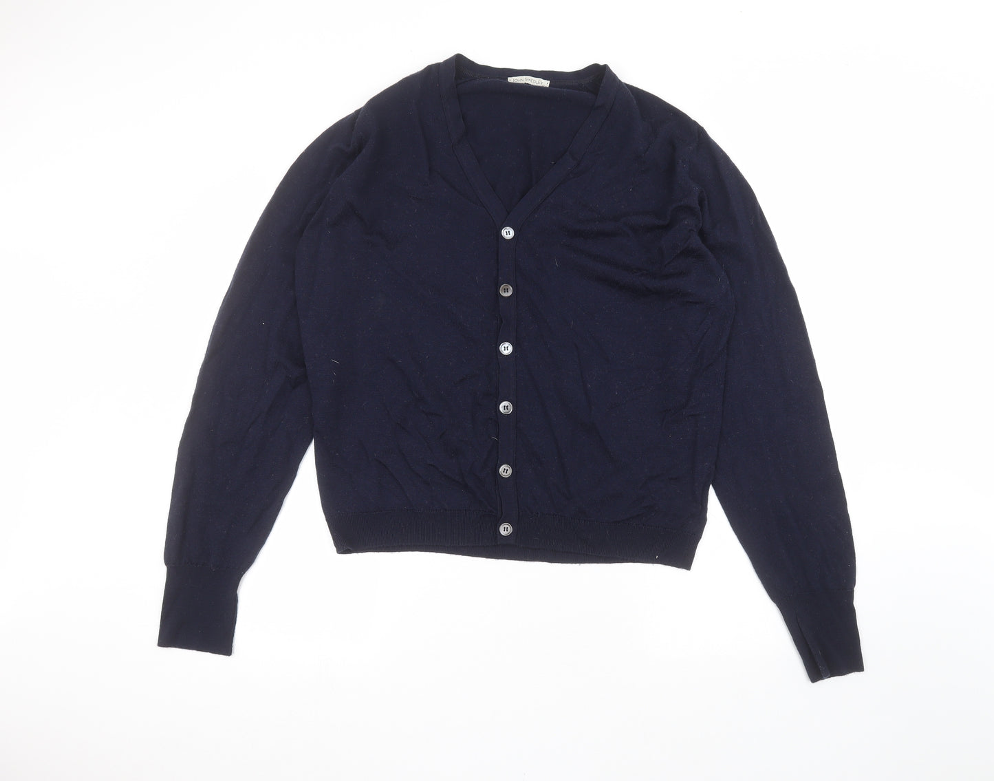 John Smedley Womens Blue   Cardigan Jumper Size XL
