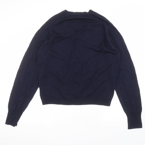 John Smedley Womens Blue   Cardigan Jumper Size XL