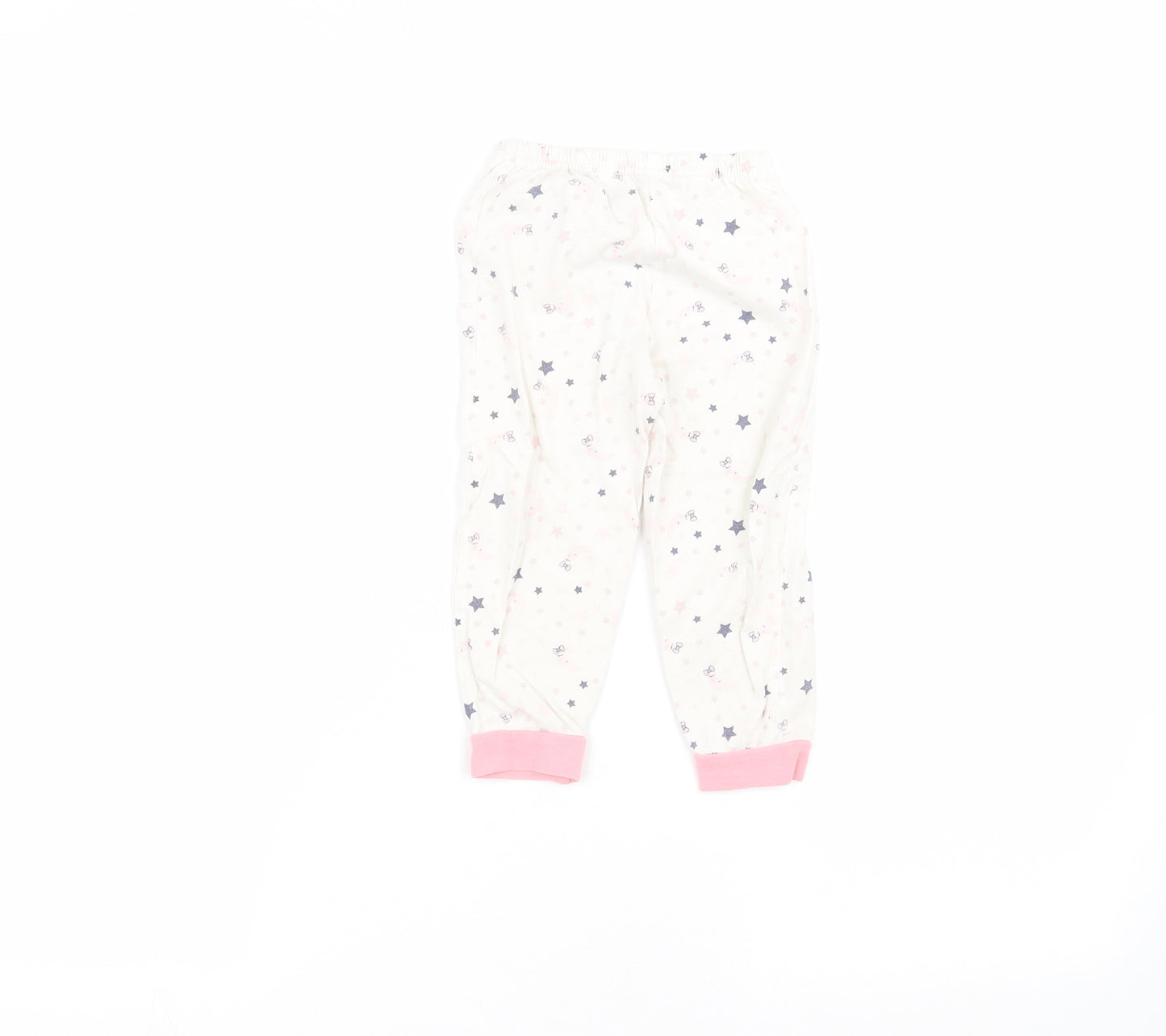 Matalan Baby White   Sweatpants Trousers Size 18-24 Months