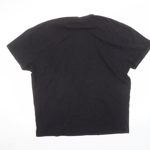 Mode Mens Black    T-Shirt Size L