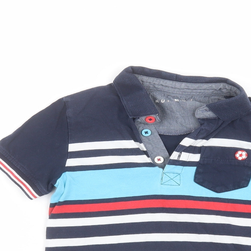 Nutmeg Boys Blue   Basic Polo Size 3-4 Years