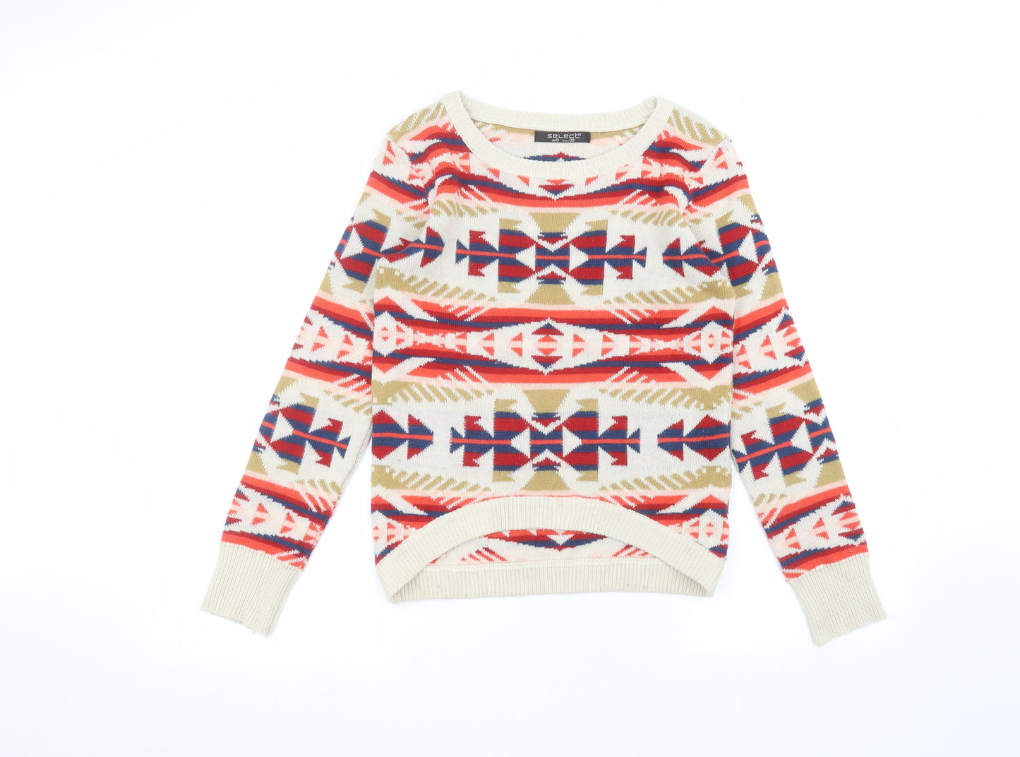 Select Womens Beige   Pullover Jumper Size 10