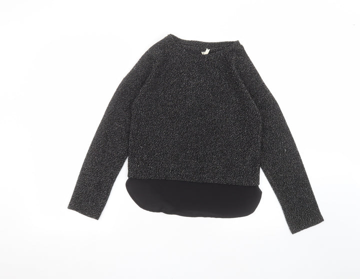 Young Dimension Girls Black   Pullover Jumper Size 11 Years