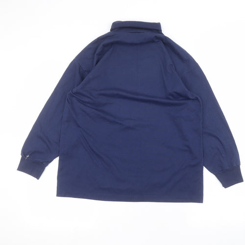 monique Womens Blue   Pullover Jumper Size L