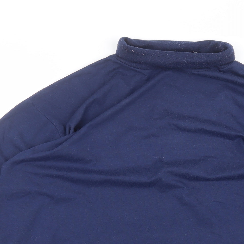 monique Womens Blue   Pullover Jumper Size L