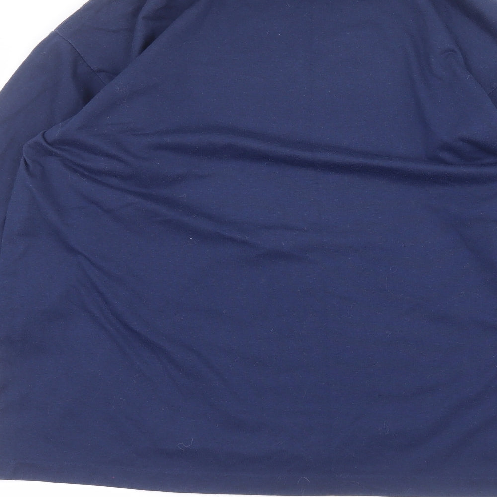 monique Womens Blue   Pullover Jumper Size L