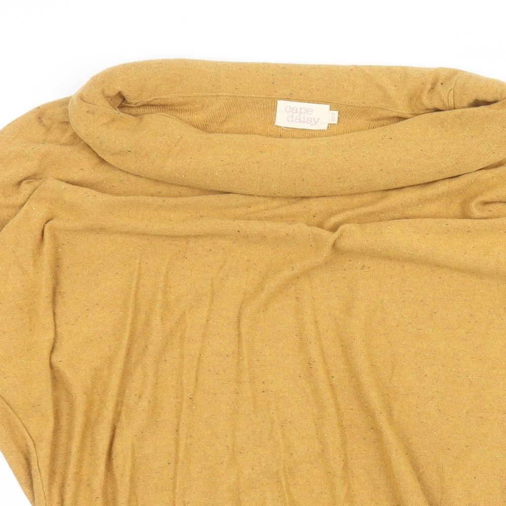 cape daisy Womens Yellow   Pullover Jumper Size M
