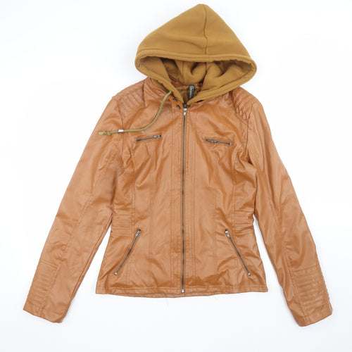 Gamiss Womens Brown   Parka Coat Size L