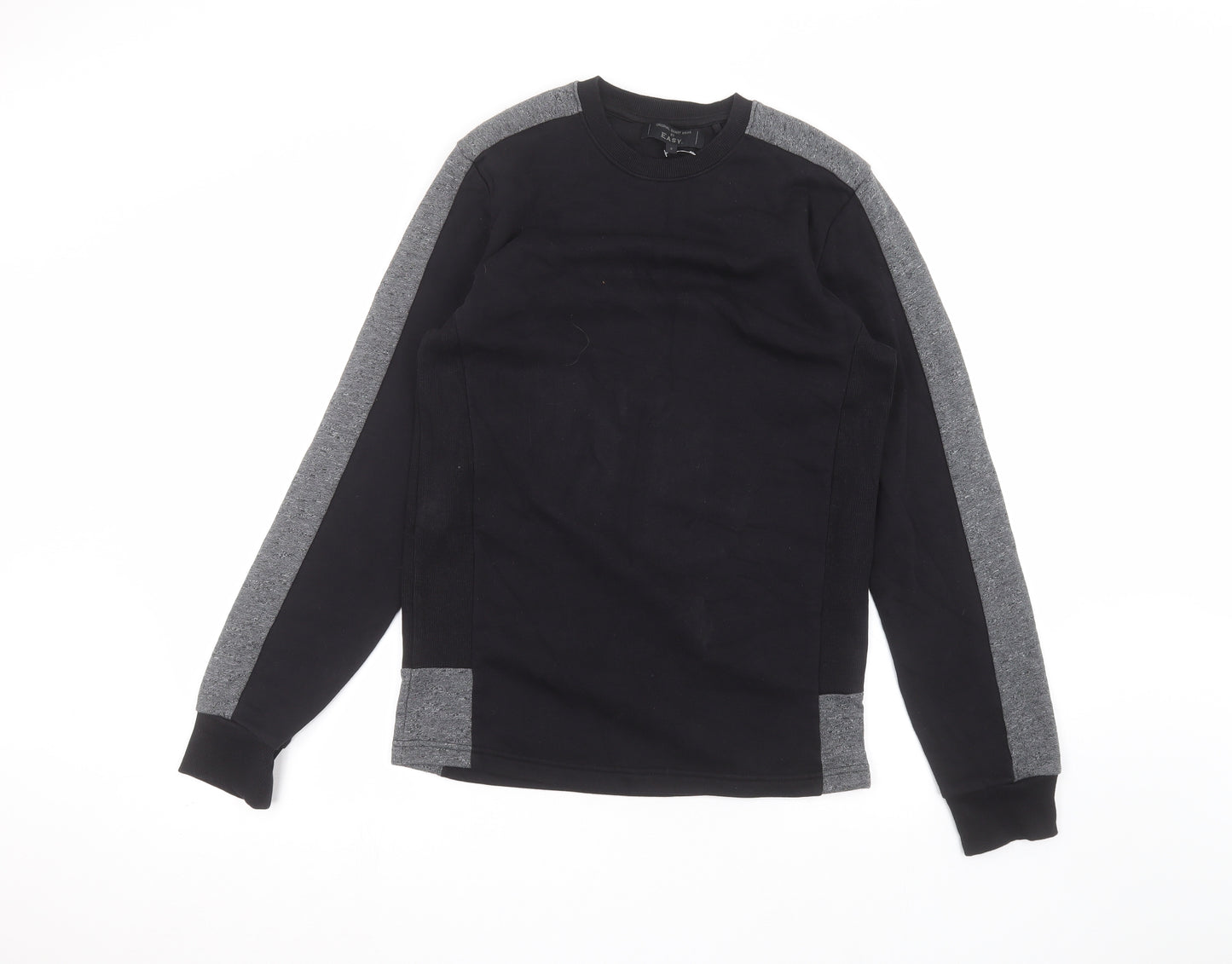 Easy Mens Black   Pullover Jumper Size S